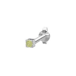 Piercing smykke - PIERCE52 ørestik grøn peridot  30251460900sølv
